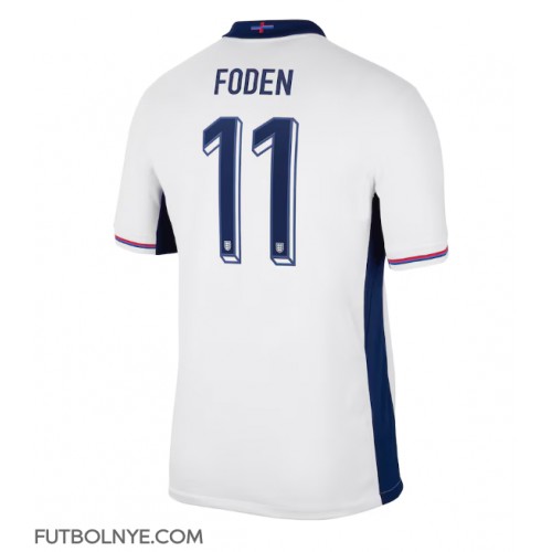 Camiseta Inglaterra Phil Foden #11 Primera Equipación Eurocopa 2024 manga corta